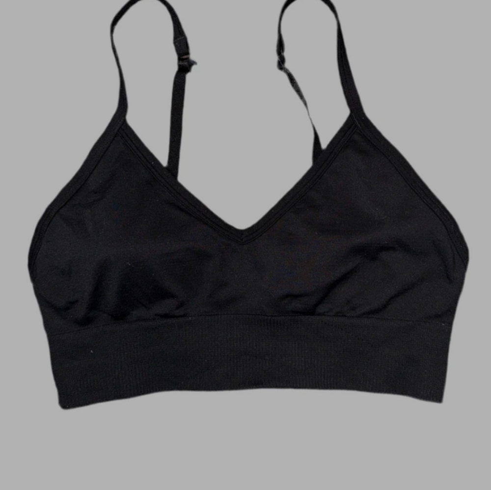 Lululemon Top Sports Bra Black Sz 6
